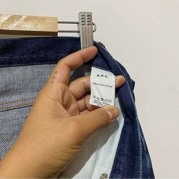 A.P.C Petit New Standard Straight Cut Cotton Jeans - Picture 3 of 5